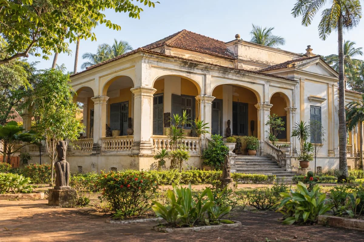 Bâtiment du musée ethnographique de Porto-Novo