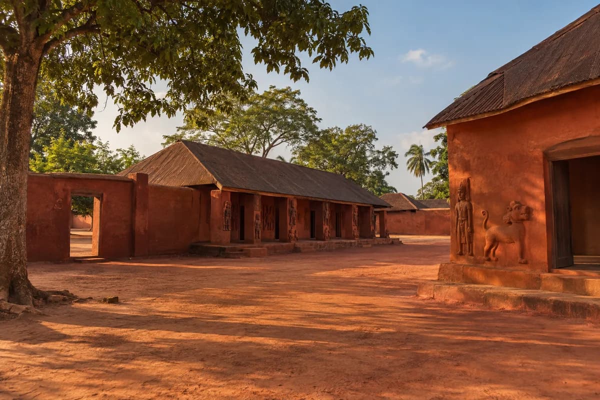 Courtyard of the Royal Palace of Abomey