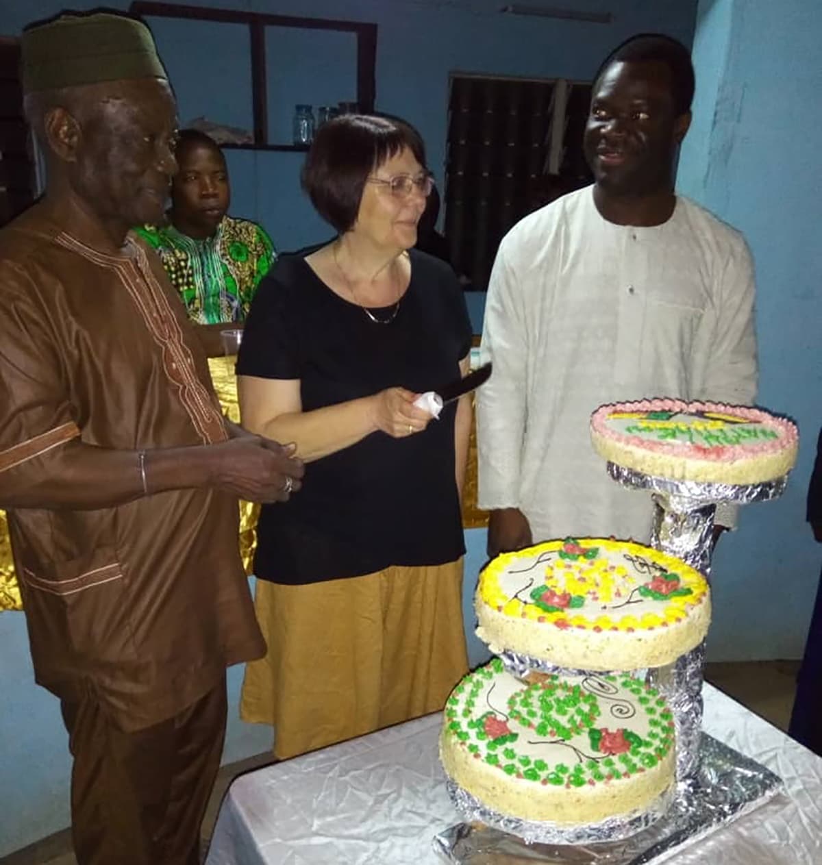 Coupure du gâteau des 30 ans du jumelage entre Natitingou et Huy, photo 1